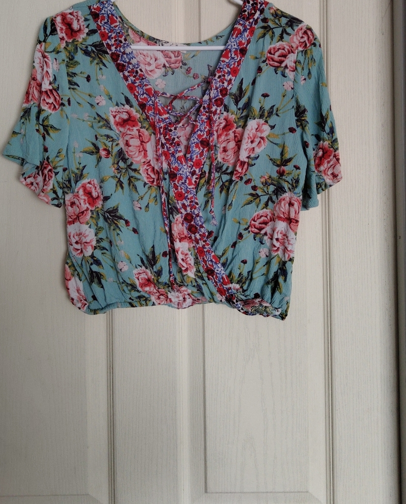 Floral crop top